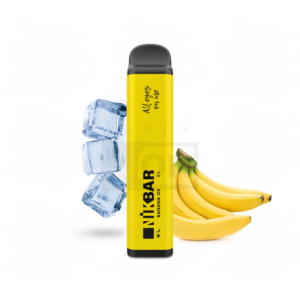 Pod Descartável Nikbar 1000 Puffs - 5% - Banana Ice