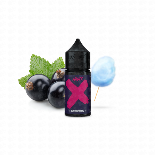 Líquido Nasty X NicSalt - Blackcurrant Cotton Candy