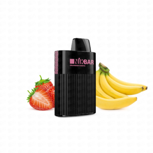 Pod Descartável Nikbar 6000 Puffs - 2% - Strawberry Banana