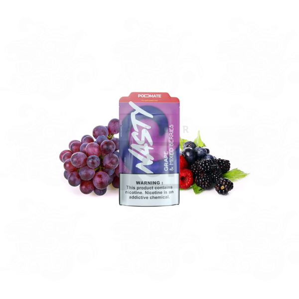 Líquido Nasty Podmate NicSalt – Grape & Mixed Berries