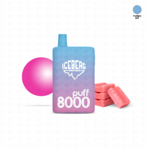Pod Descartável Vfeel Box Iceberg 8000 Puffs – 5% – Bubble Gum