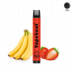 Pod Descártavel Vapesoul 1200 Puffs - 5% - Strawberry Banana