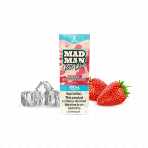 Líquido Mad Man Twisted Ice Out Freebase - 3mg - Crazy Strawberry