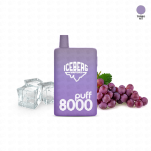 Pod Descartável Vfeel Box Iceberg 8000 Puffs – 5% – Grape Ice