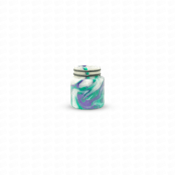 Drip Tip 810 (unidade) - Verde Branco e Roxo