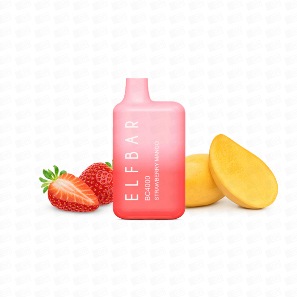 Pod Descártavel Elfbar BC 4000 Puffs - 5% - Strawberry Mango