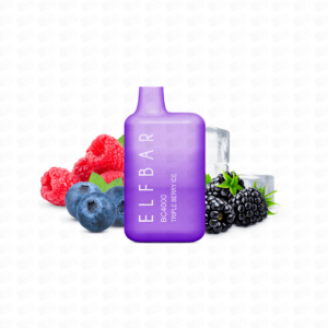 Pod Descártavel Elfbar BC 4000 Puffs - 5% - Triple Berry Ice