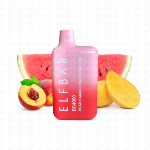 Pod Descártavel Elfbar BC 4000 Puffs - 5% - Peach Mango Watermelon