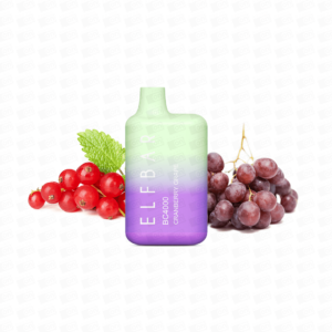 Pod Descártavel Elfbar BC 4000 Puffs - 5% - Cranberry Grape