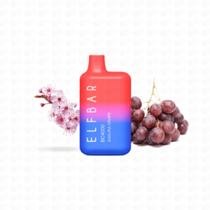 Pod Descártavel Elfbar BC 4000 Puffs - 5% - Sakura Grape