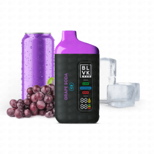 Pod Descártavel BLVK Bar 20000 Puffs - 5% - Grape Soda Ice