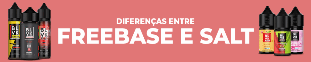 Diferença entre Juice Freebase e Juice Nicsalt