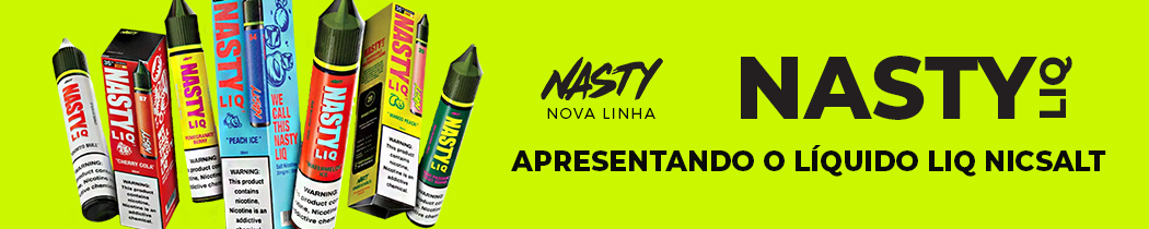 Nova Linha Nasty: Apresentando o Líquido Liq NicSalt