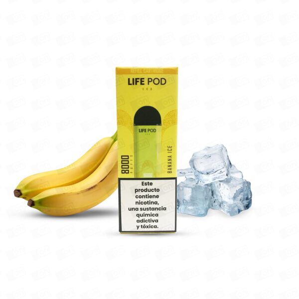 Pod Descártavel Life Pod Eco 8000 Puffs 5% (CARTUCHO)