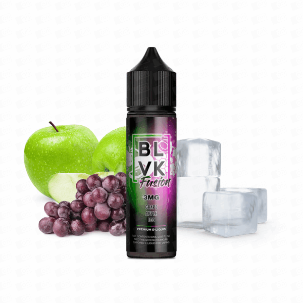 Líquido Blvk Fusion Freebase - Grape Apple Ice
